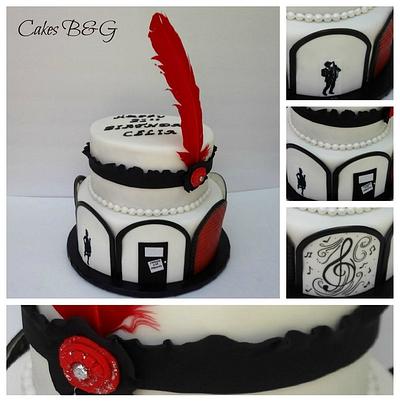Roaring 20's Cake - Cake by Laura Barajas 