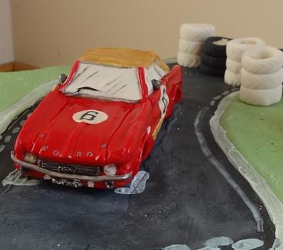 1956 Mustang for Mann - Cake by Fifi's Cakes