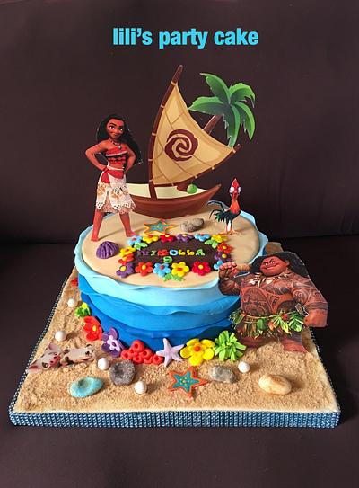 Moana fondant cake - Cake by Lola1