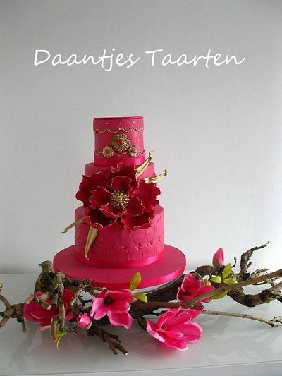 Pink explosion :-) - Cake by Daantje