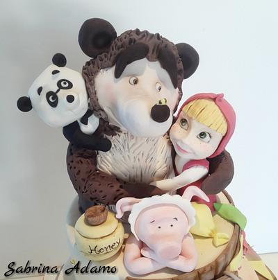 Masha e Orso - Cake by Sabrina Adamo 