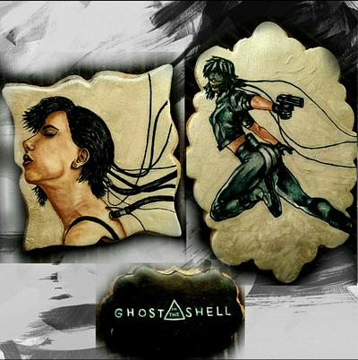 Ghost in the shell  "Studio Ghibli Collaboration " - Cake by los dulces de Kolo 