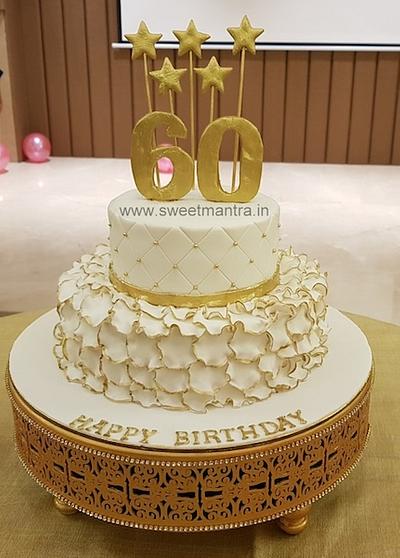 60th Birthday cake for Mom - Cake by Sweet Mantra Homemade Customized Cakes Pune