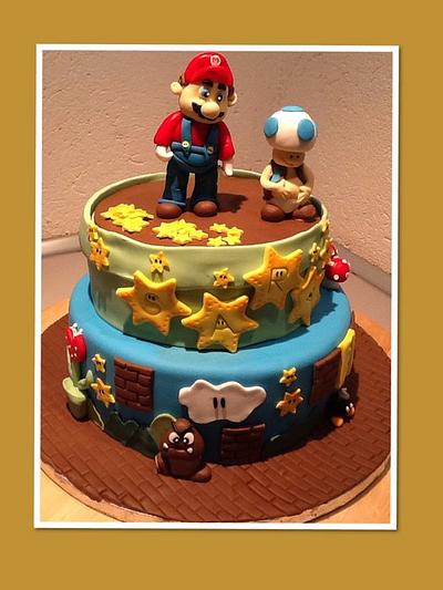 Mario bros - Cake by Cinta Barrera
