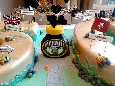 The very BIG 50!!..with a jar of marmite :) - Cake by Storyteller Cakes