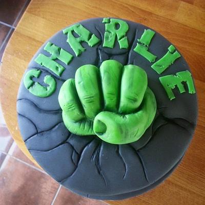 HULK SMASH Birthday Cake! - Cake by Rachel Nickson