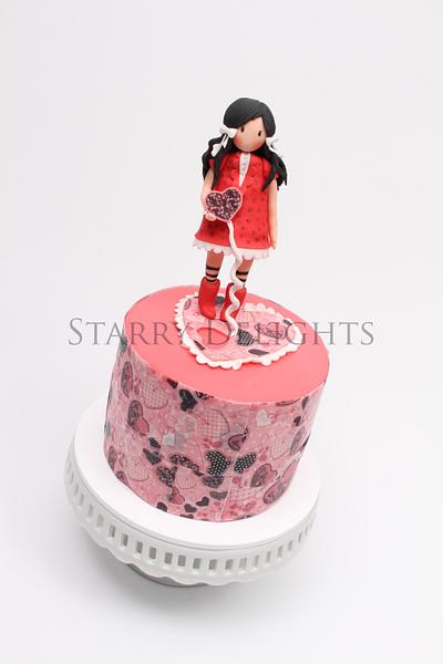 Gorjuss Valentine's Cake - Cake by Starry Delights