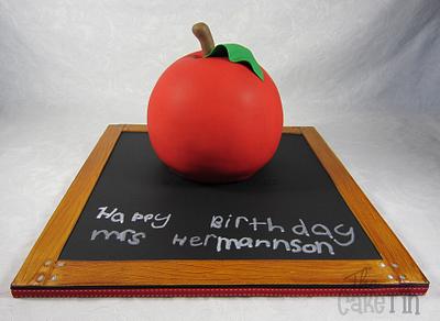 An Apple for the Teacher - Cake by The Cake Tin