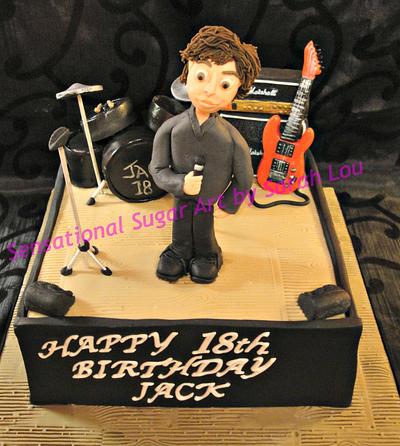 We will rock you - Cake by Sensational Sugar Art by Sarah Lou