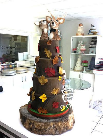 Hunters Wedding Cake - Cake by Cake Couture - Edible Art
