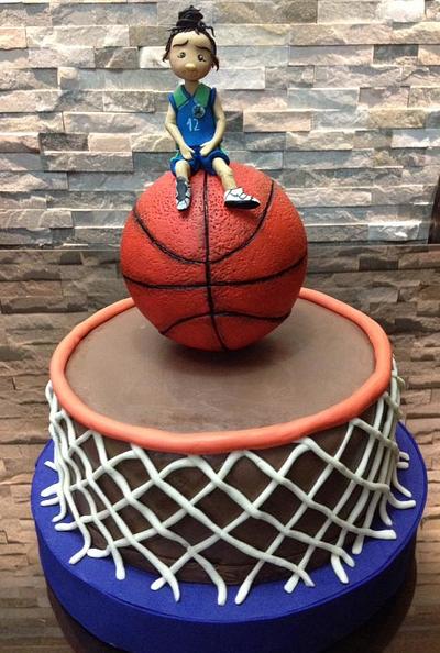 torta de "basketball" - Cake by Karlaartedulce