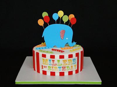 "Circus Elephant" - Cake by Elisa Colon