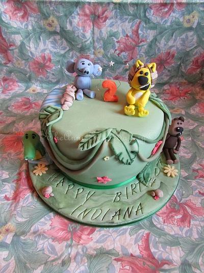 'Ra-Ra : A Noisey Little Lion' 2nd Birthday cake. - Cake by The Annie Grace Bakery