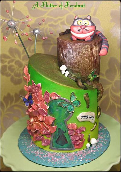 Alice through the Keyhole - Cake by Jen McK Evans