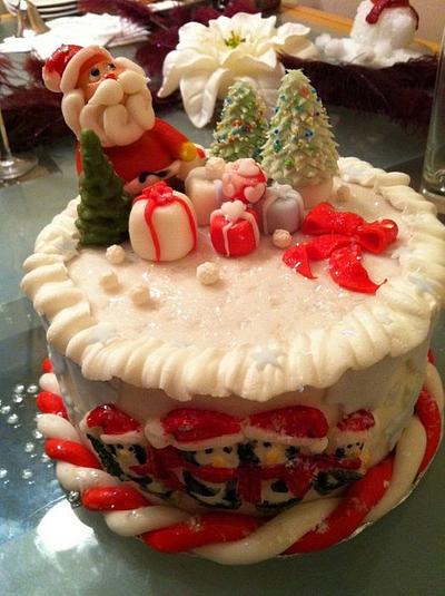 Christmascake 2 - Cake by Diana