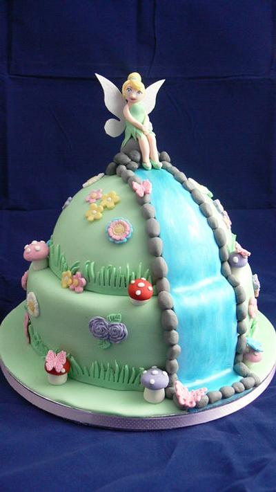 Tinkerbell cake - Cake by For the love of cake (Laylah Moore)