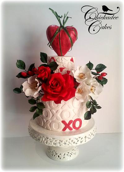 My Sweet Valentine - Cake by Chickadee Cakes - Sara
