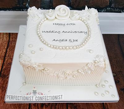 Joe and Angela - 60th Anniversary Cake - Cake by Niamh Geraghty, Perfectionist Confectionist