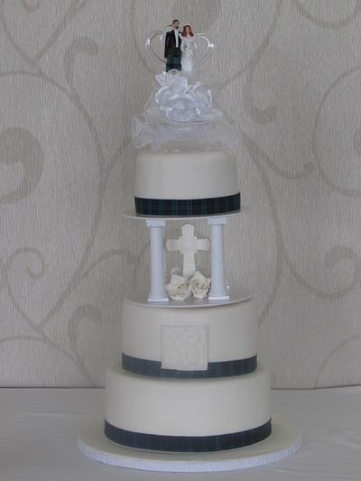 Scottish Love wedding cake - Cake by Shanika
