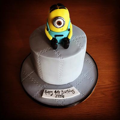 Mini minion cake - Cake by Amy Archibald