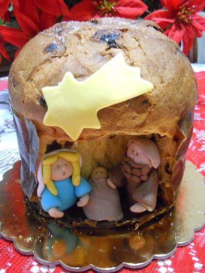 panettone crib - Cake by Littlesweety cake