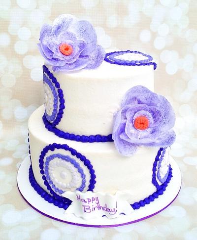 Amethyst Cake  - Cake by Cups-N-Cakes 