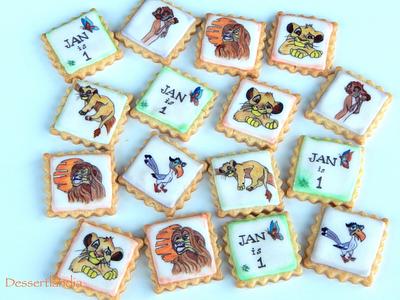 The Lion King Cookies - Cake by Dessertlandia