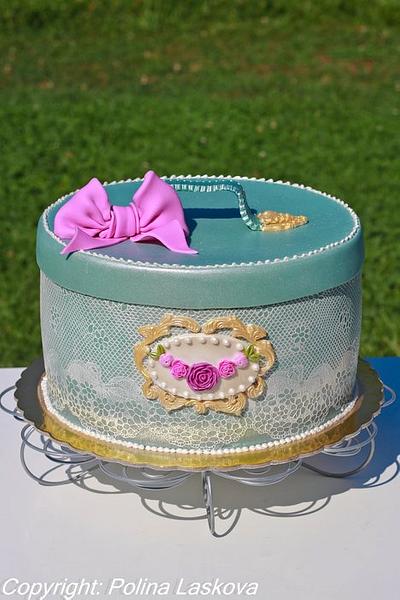 Vintage box cake - Cake by laskova