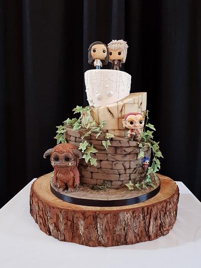 Labyrinth Wedding Cake - Cake by hscakedesign