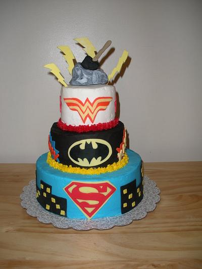 super hero cake - Cake by Kimberly