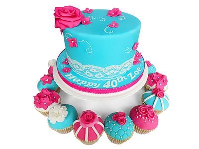 Shabby chic birthday cake - Cake by Vanilla Iced 