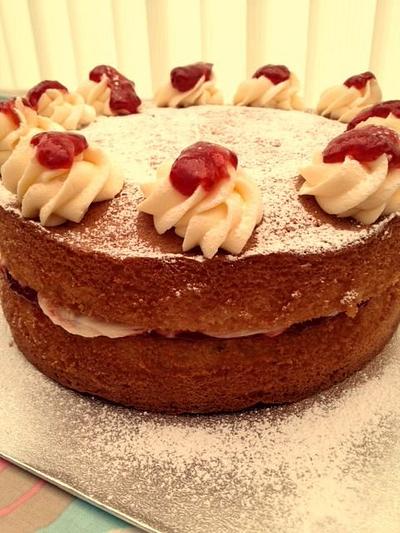 Classic Victoria Sponge. - Cake by Lilie Rose Walshe