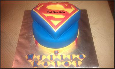 My 2nd superman cake - Cake by First Class Cakes
