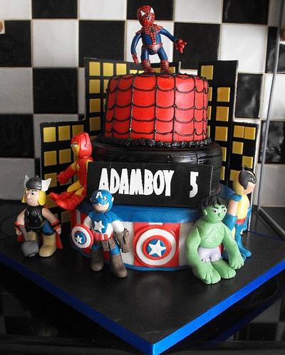 Superhero cake - Cake by Dee