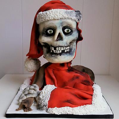 Scary X-mas - Sweet Christmas Collaboration - Cake by Taart-Delicious!