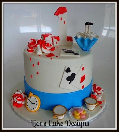 Alice In Wonderland - Cake by Lior's Cake Designs