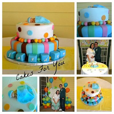 Baby shower Cake! - Cake by Migdalia Nieves