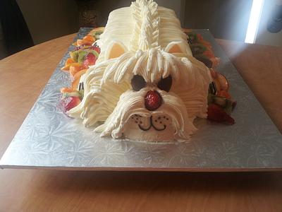 dog cake  - Cake by Landy's CAKES