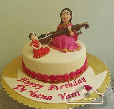 The Veena Player - Cake by Radha Dhaka 