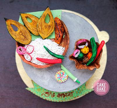 Panta Ilish cake - Cake by CakeBake BD 
