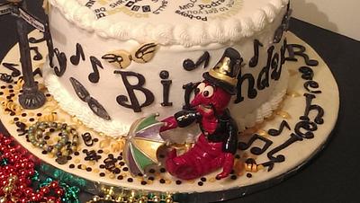 "Happy Birthday & All That Jazz" - New Orleans Themed Birthday Cake  - Cake by eiciedoesitcakes