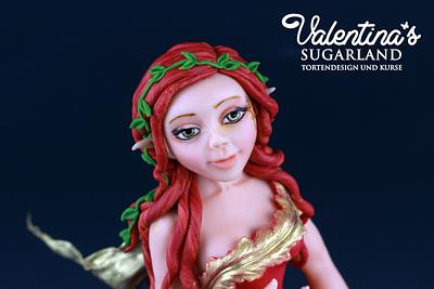 Ruby - the autumn fairy - Cake by Valentina's Sugarland