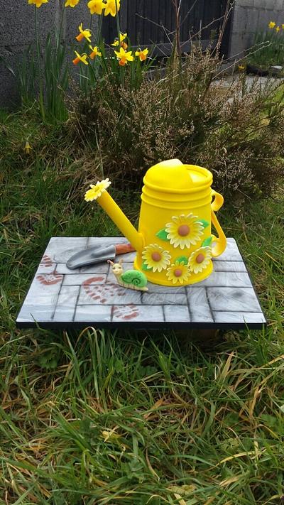 Spring Watering Can - Cake by All things nice 