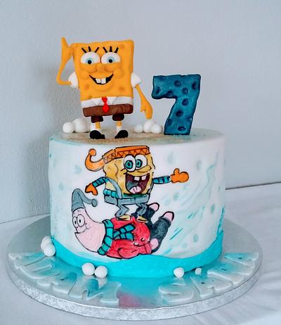 Spongebob - Cake by alenascakes