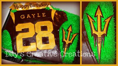 ASU jersey and fork - Cake by Day