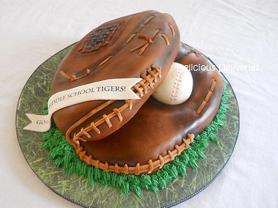 Softball Glove Cake - Cake by DeliciousDeliveries