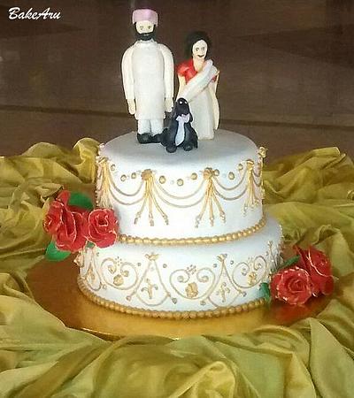 Wedding Cake - Cake by BakeAru