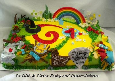 Wizard of Oz cake - Cake by DevilishDivine