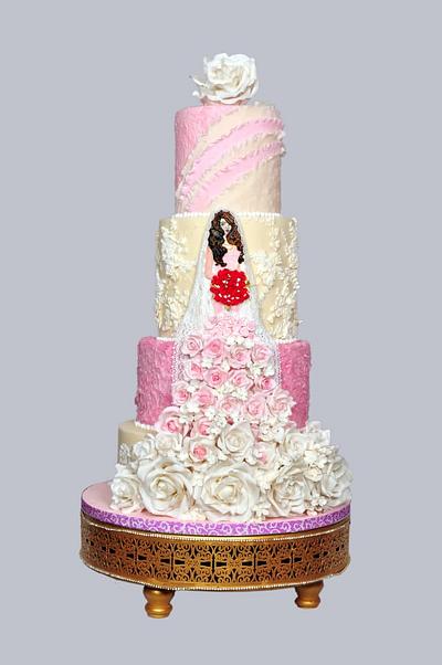 Spring wedding cake - Cake by Basabdatta Baidya