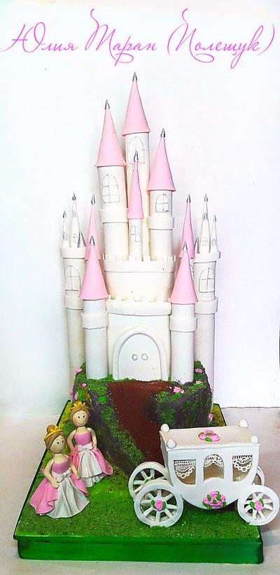 cake castle for twins  - Cake by Julia Taran